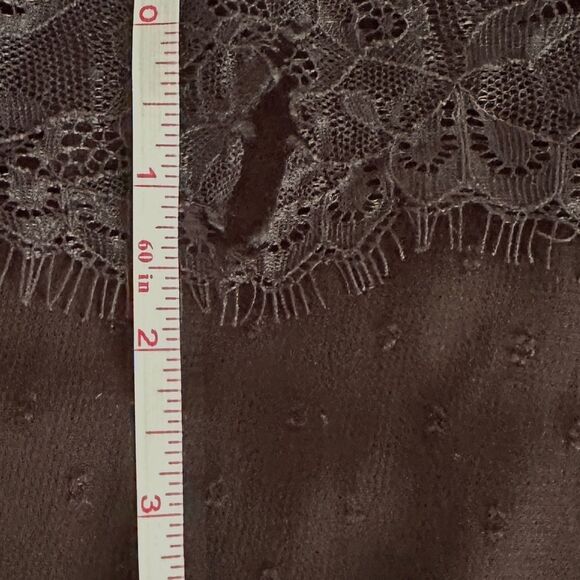 CLEOBELLA Dress Black Haven Lace & Swiss Dot Midi Dress Size XS • FLAWED - Picture 13 of 16